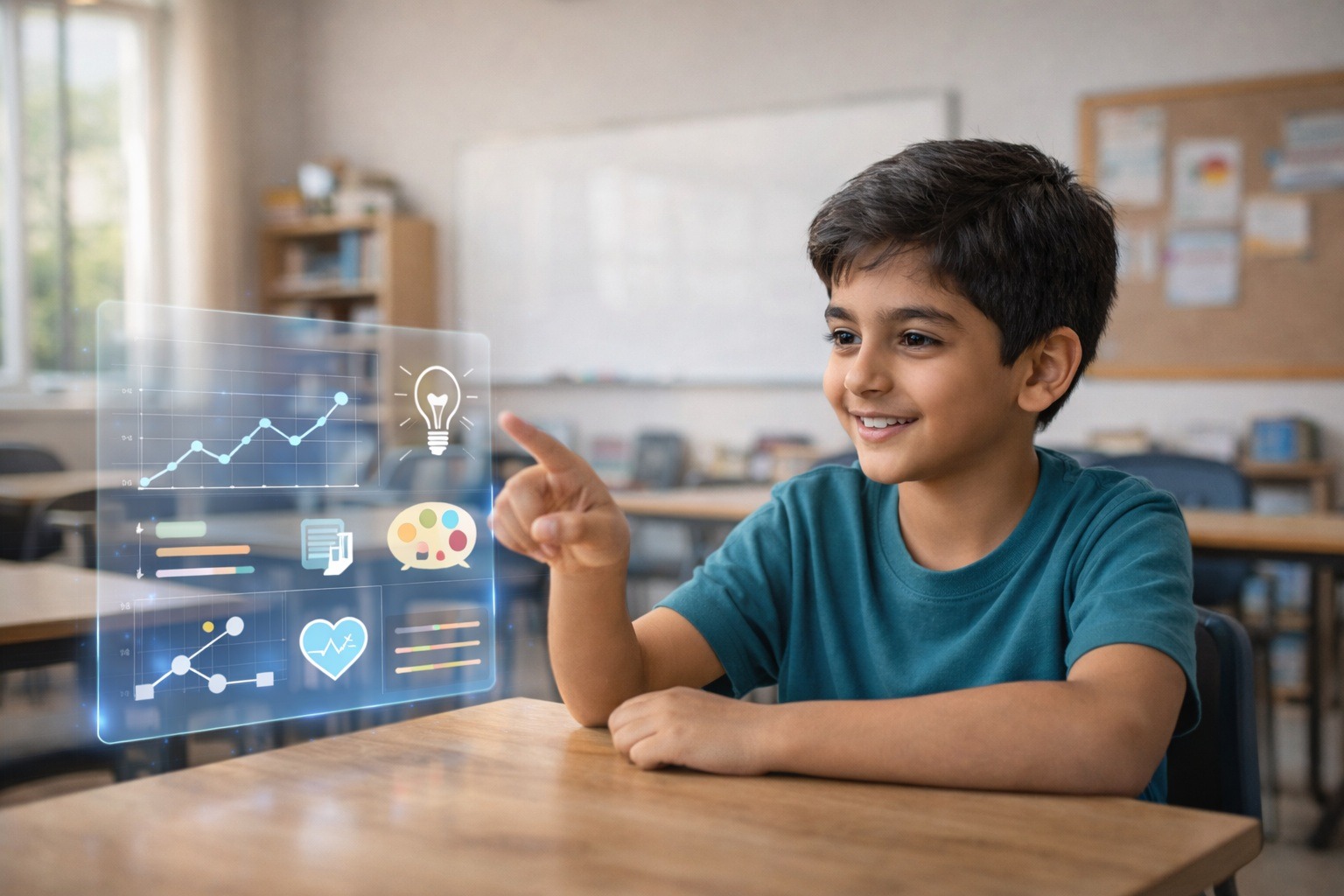 AI-native learning approach integrating technology to enhance modern education and student skill development.