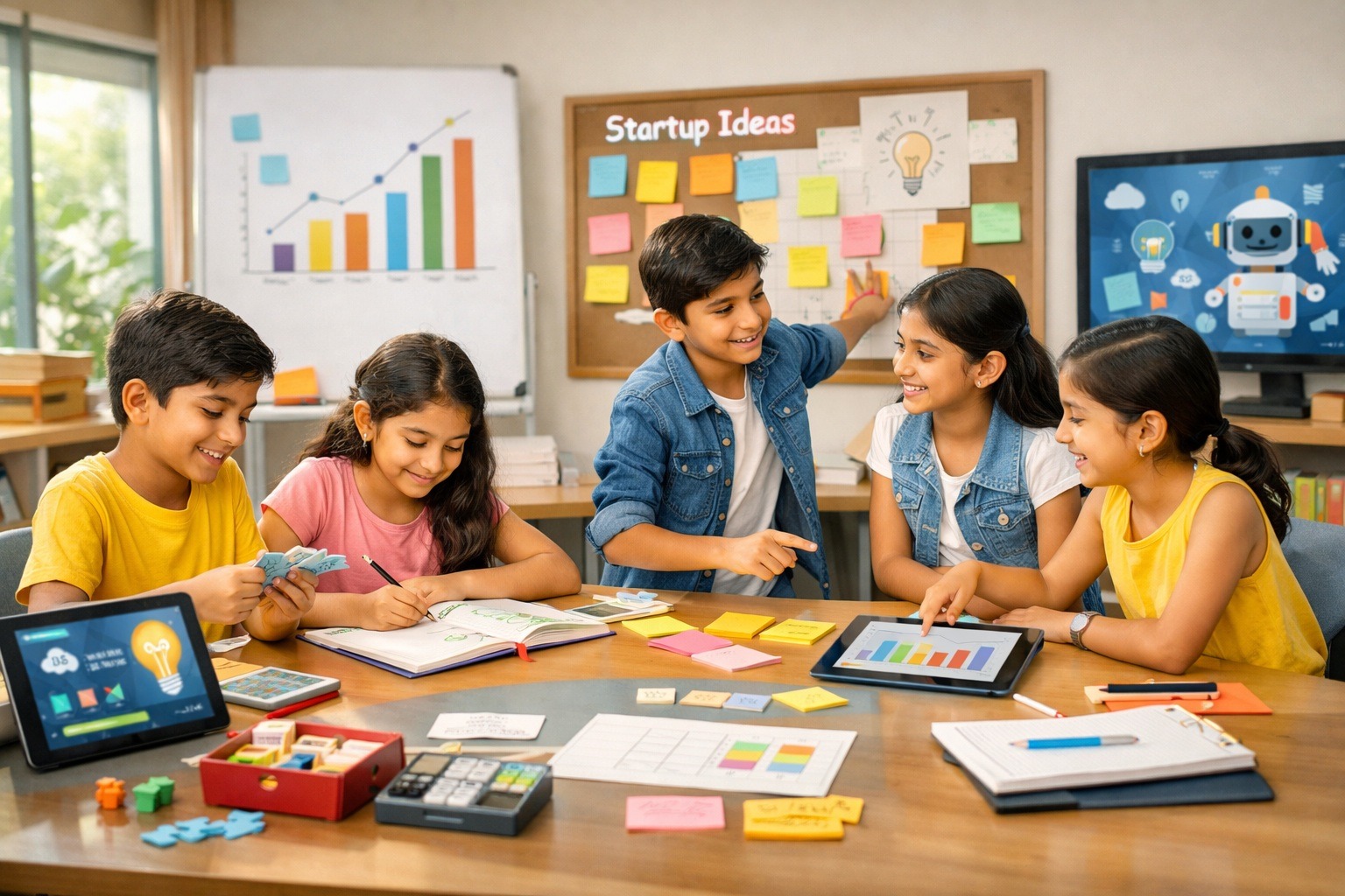 Edupreneurship and life skills education fostering entrepreneurship mindset and student skill development.